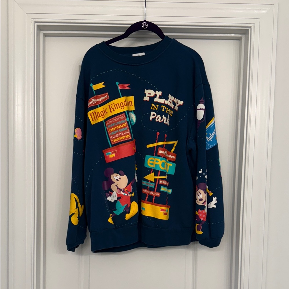 Disney Play in the Park Sweatshirt large